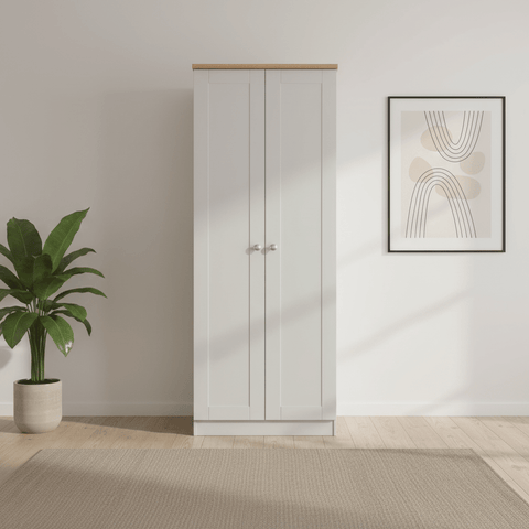 Sussex Double Wardrobe – Grey Ash