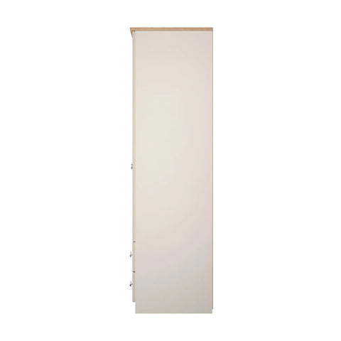 Sussex Double Wardrobe with 2 Drawers – Kashmir Matt