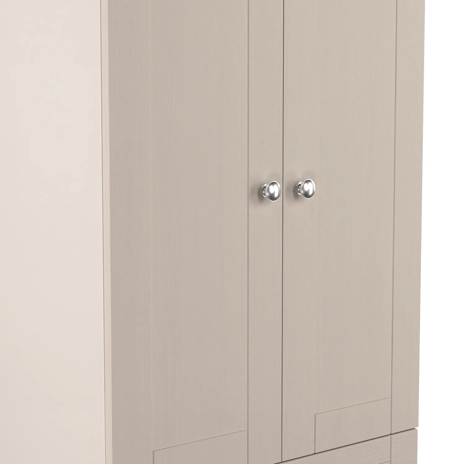 Sussex Double Wardrobe with 2 Drawers – Kashmir Matt