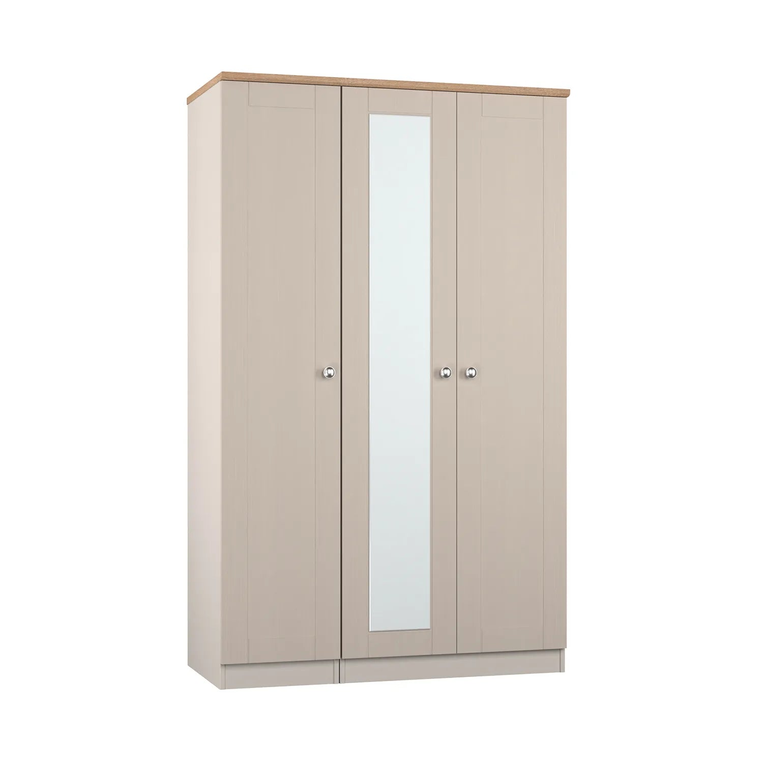 Sussex 3 Door Wardrobe – Kashmir Matt with Mirror
