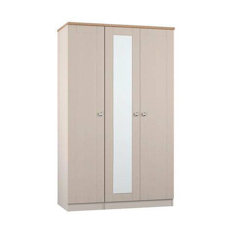 Sussex 3 Door Wardrobe – Kashmir Matt with Mirror