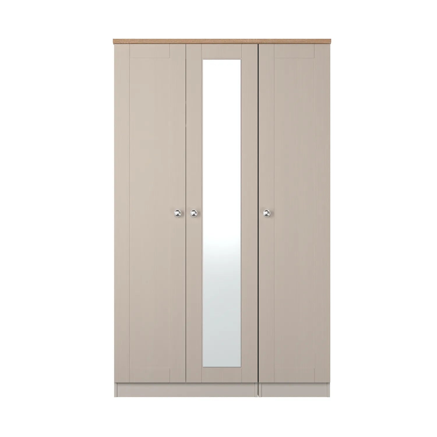 Sussex 3 Door Wardrobe – Kashmir Matt with Mirror