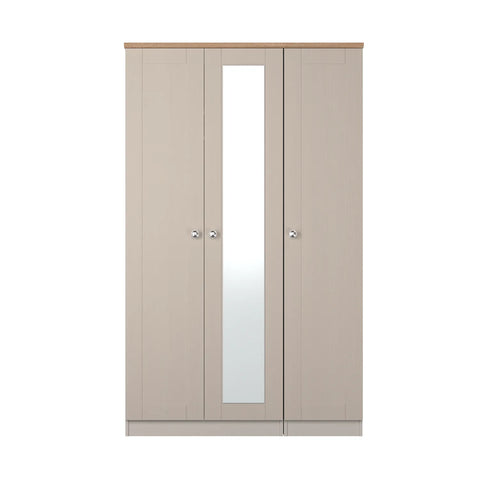 Sussex 3 Door Wardrobe – Kashmir Matt with Mirror