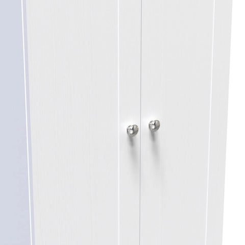 Sussex Double Wardrobe – Ash White