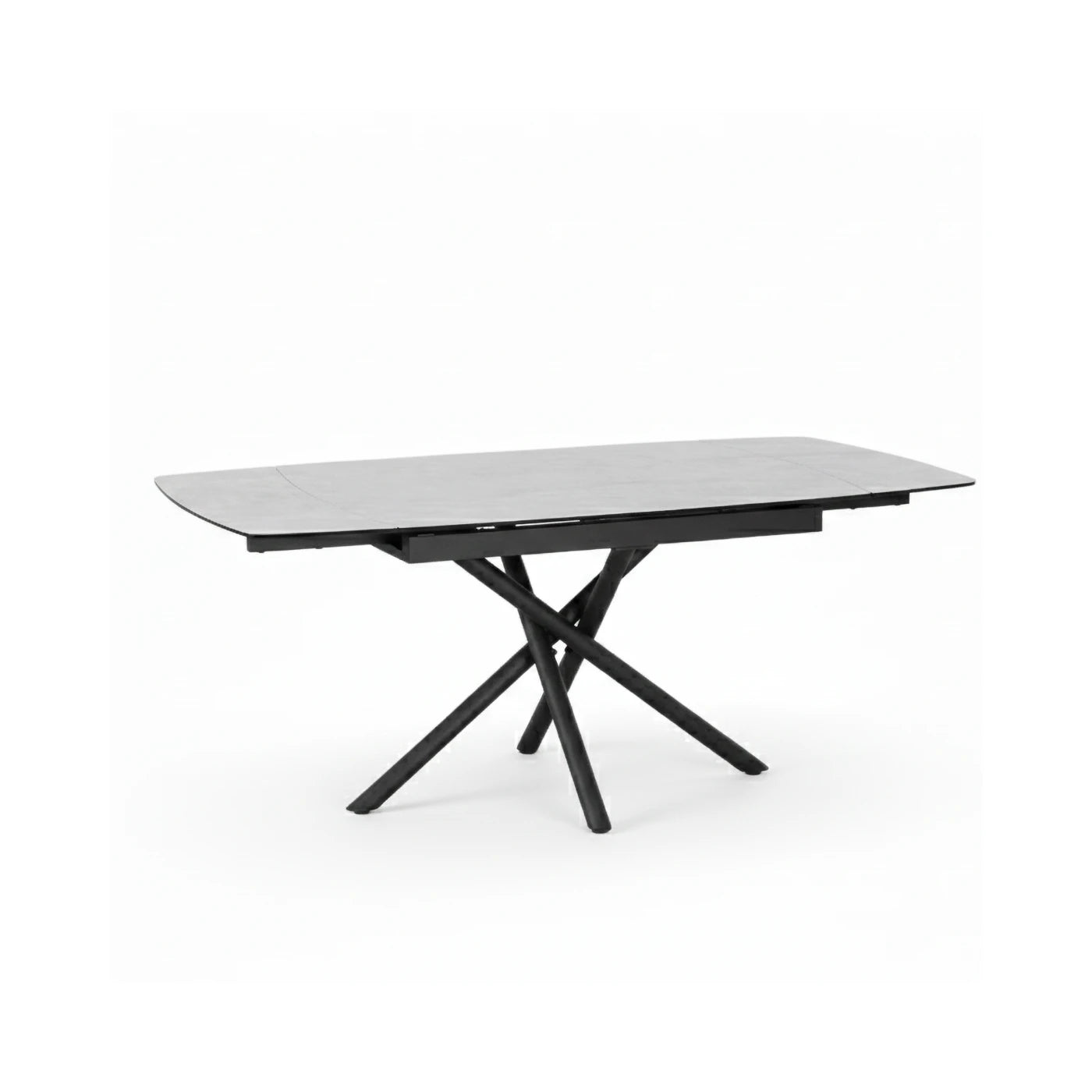 Sydney White Ceramic Extending Dining Table 1.2M–1.8M