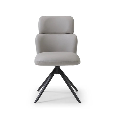 Sydney Mist PU Swivel Dining Chairs – Set of 4, 6 or 8