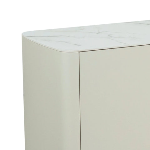 Sydney Oyster Ceramic Top 2 Door 3 Drawer Sideboard - W150cm