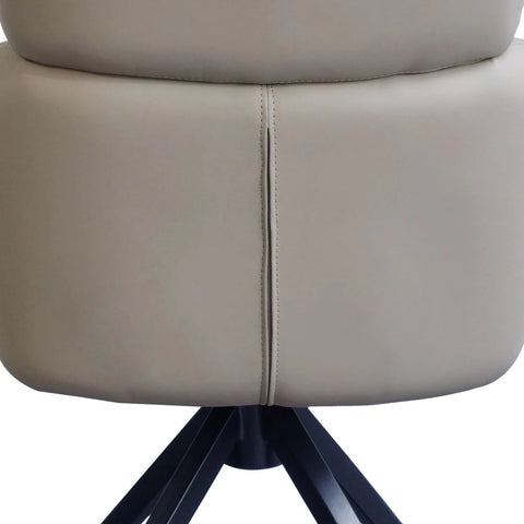 Athena Sand Ceramic Extending Dining Table with 4 Sydney Chairs - 130–180cm