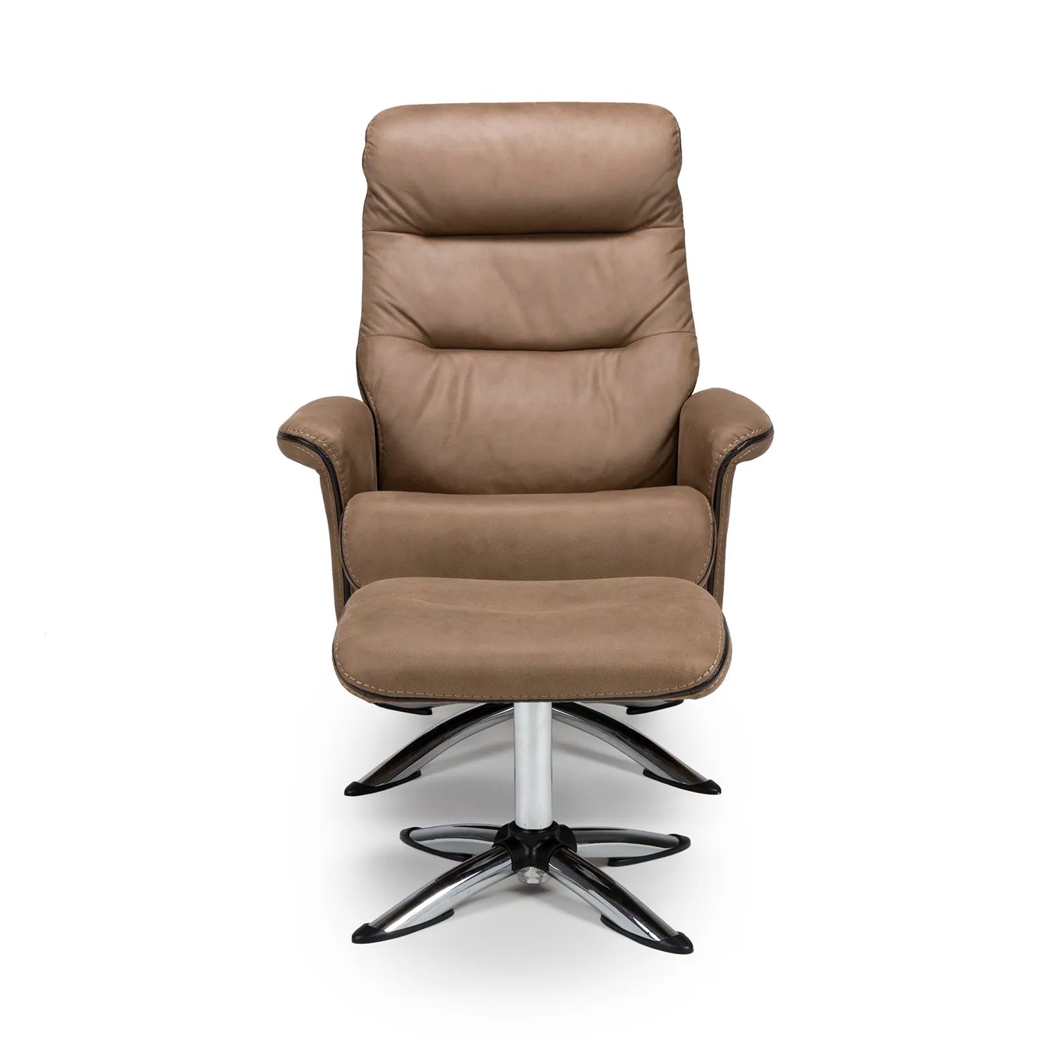 Tamworth Swivel Reclining Chair and Footstool - Pendle Village Furniture