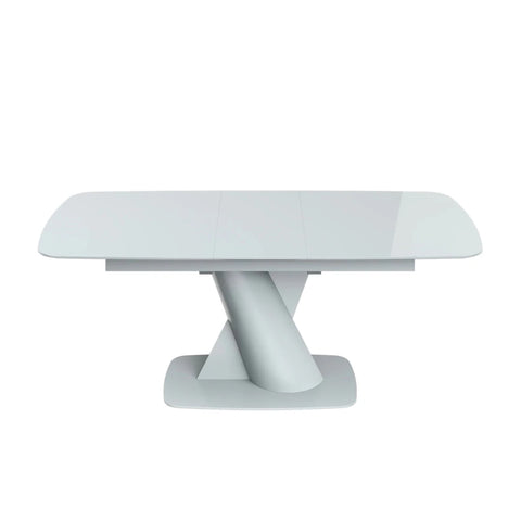 Lorenzano 160cm Light Grey Extending Dining Table 