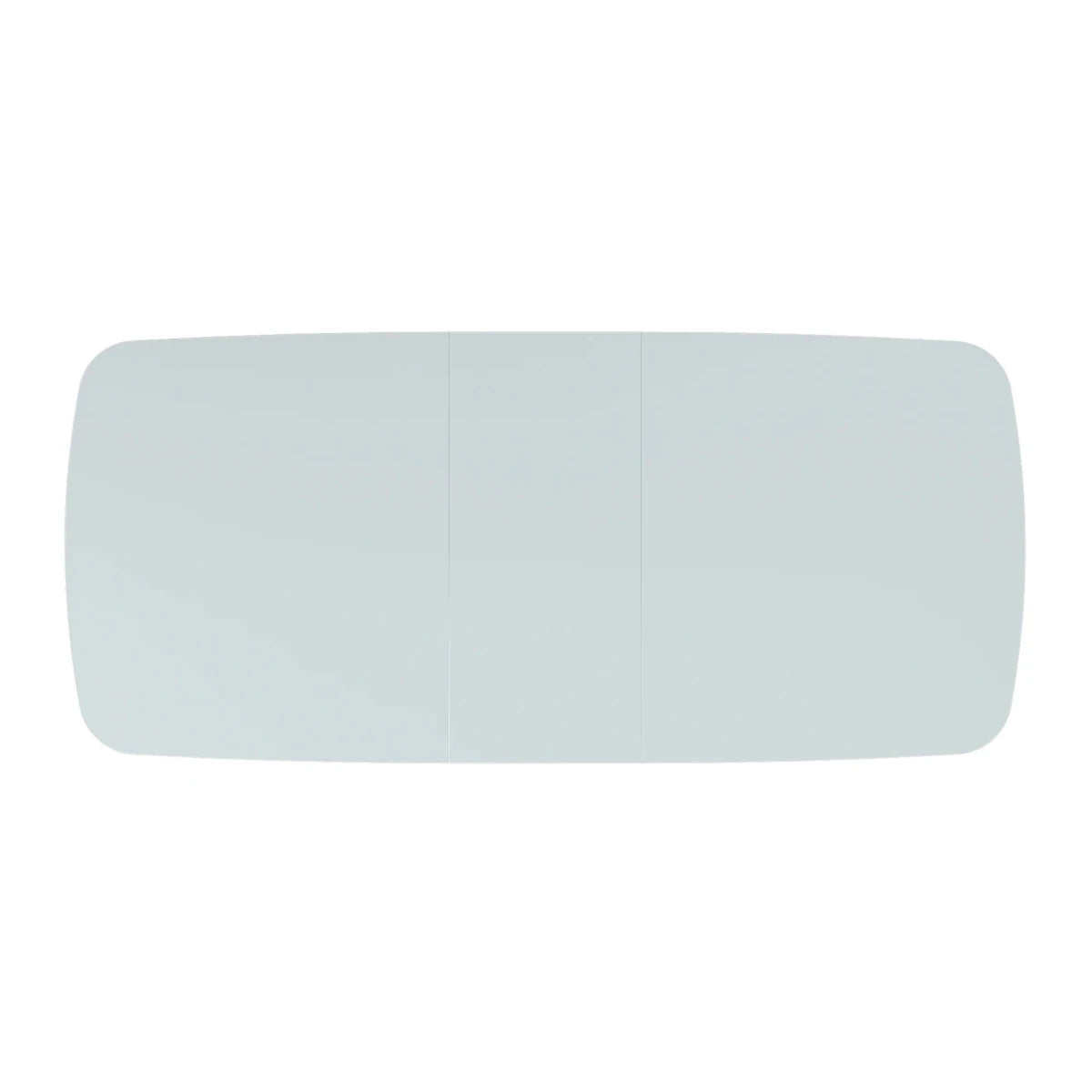 Modern light grey dining table with auto-rise extension mechanism
