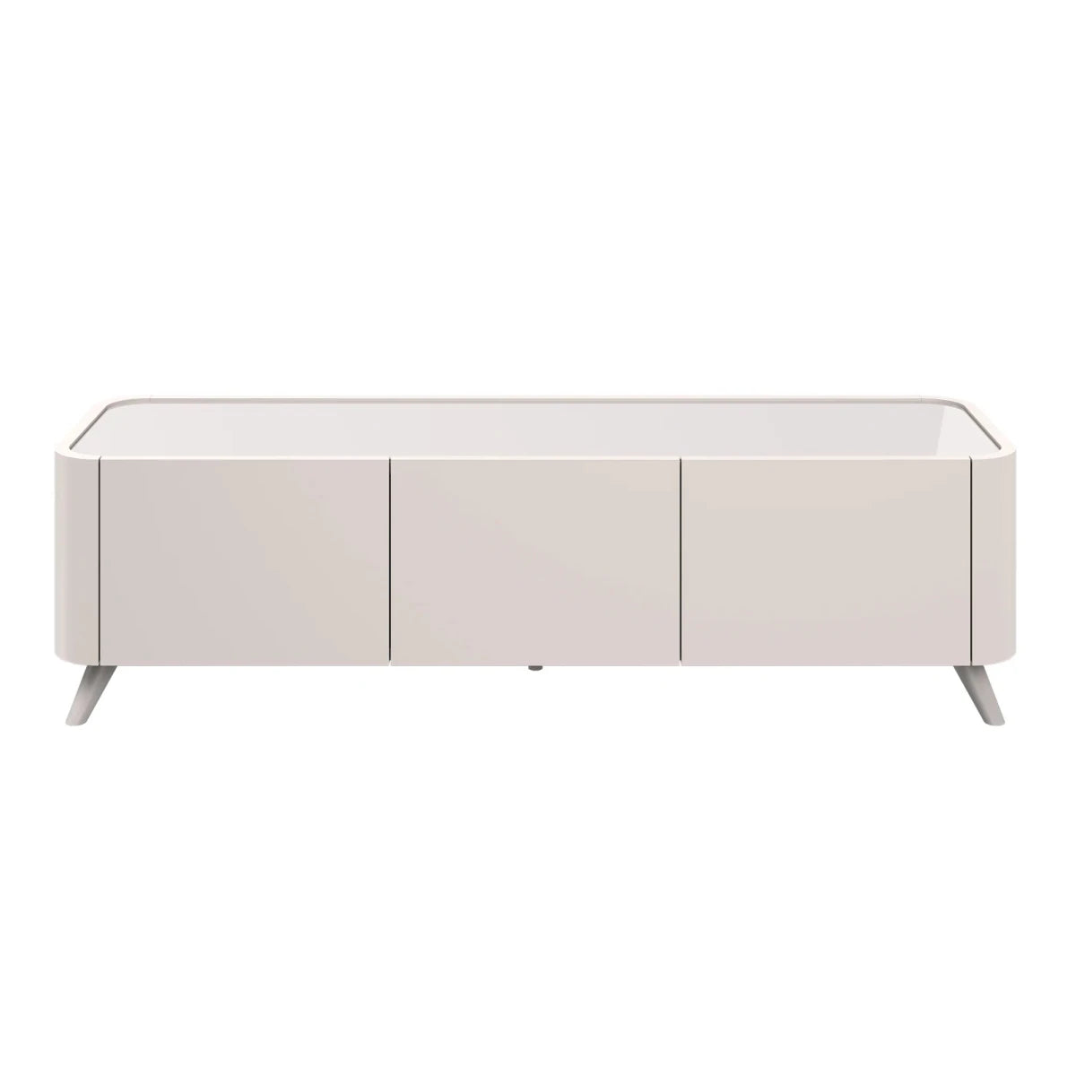 Modern Lorenzano Taupe TV Unit with 3 doors