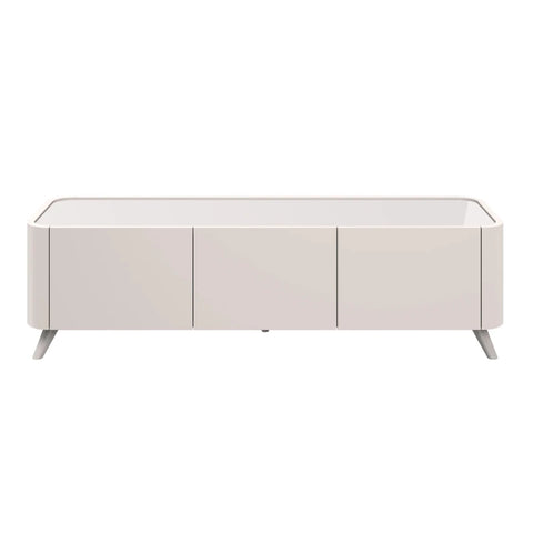 Modern Lorenzano Taupe TV Unit with 3 doors