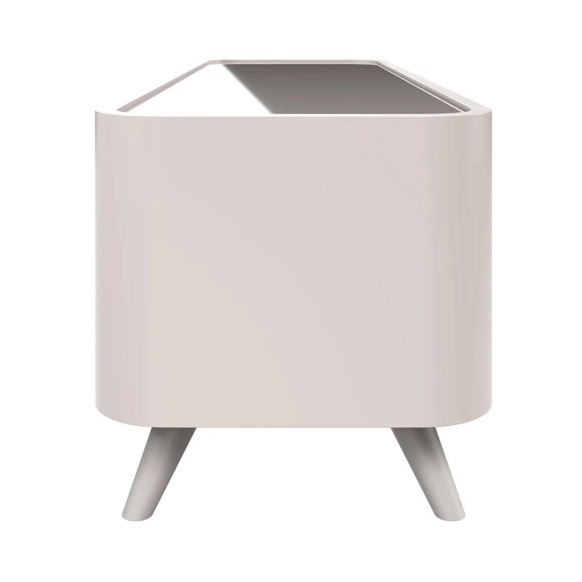 Lorenzano Taupe TV Unit side view