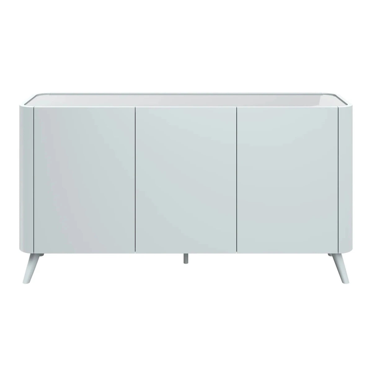 Lorenzano light grey sideboard front view