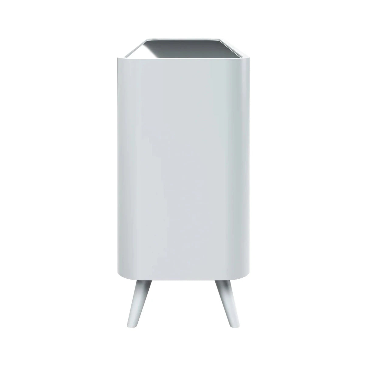Lorenzano light grey sideboard front view - side view