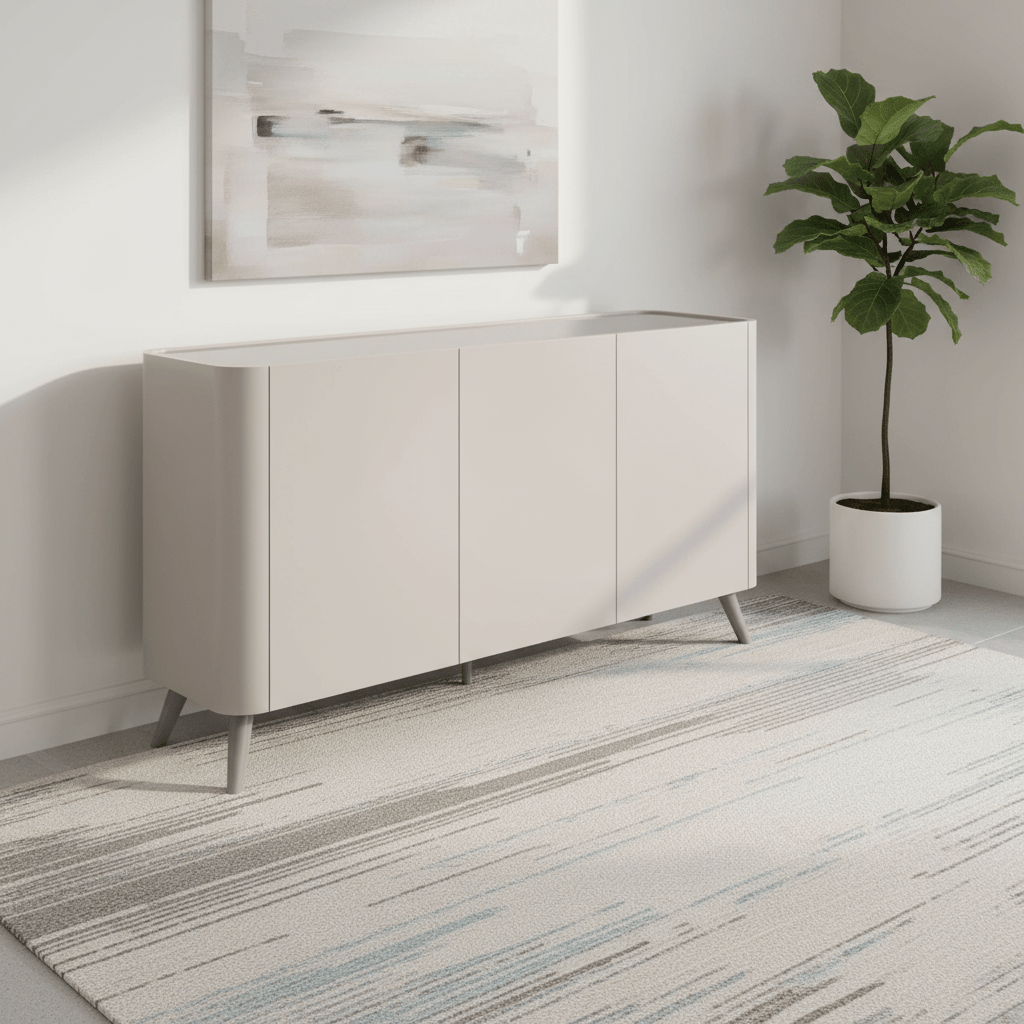 Lorenzano Taupe Large Sideboard