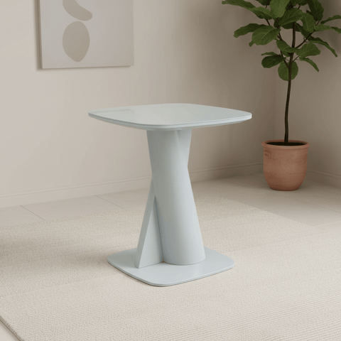 Lorenzano Light Grey Side Table