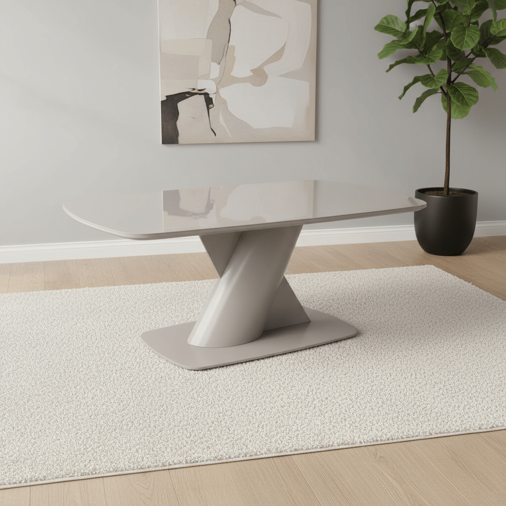 Lorenzano Taupe Coffee Table