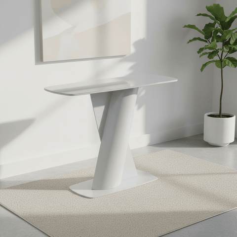 Lorenzano Light Grey Console Table