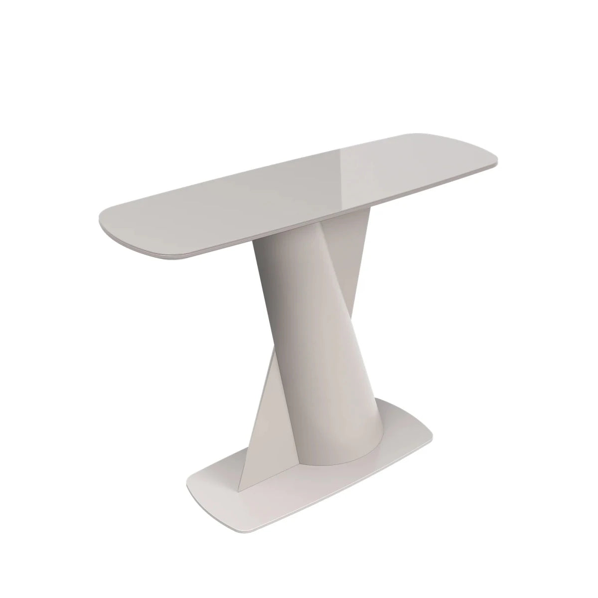 Lorenzano Taupe Console Table