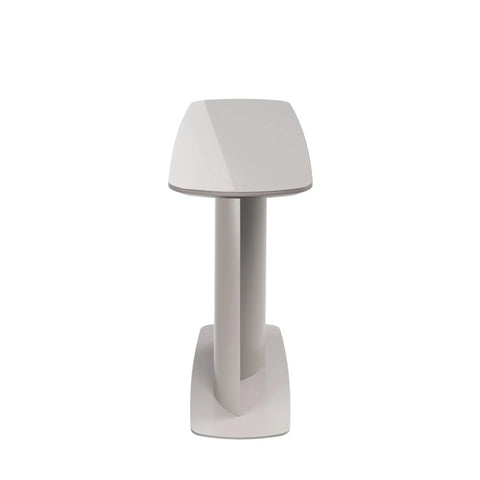 side view of Lorenzano Taupe Console Table