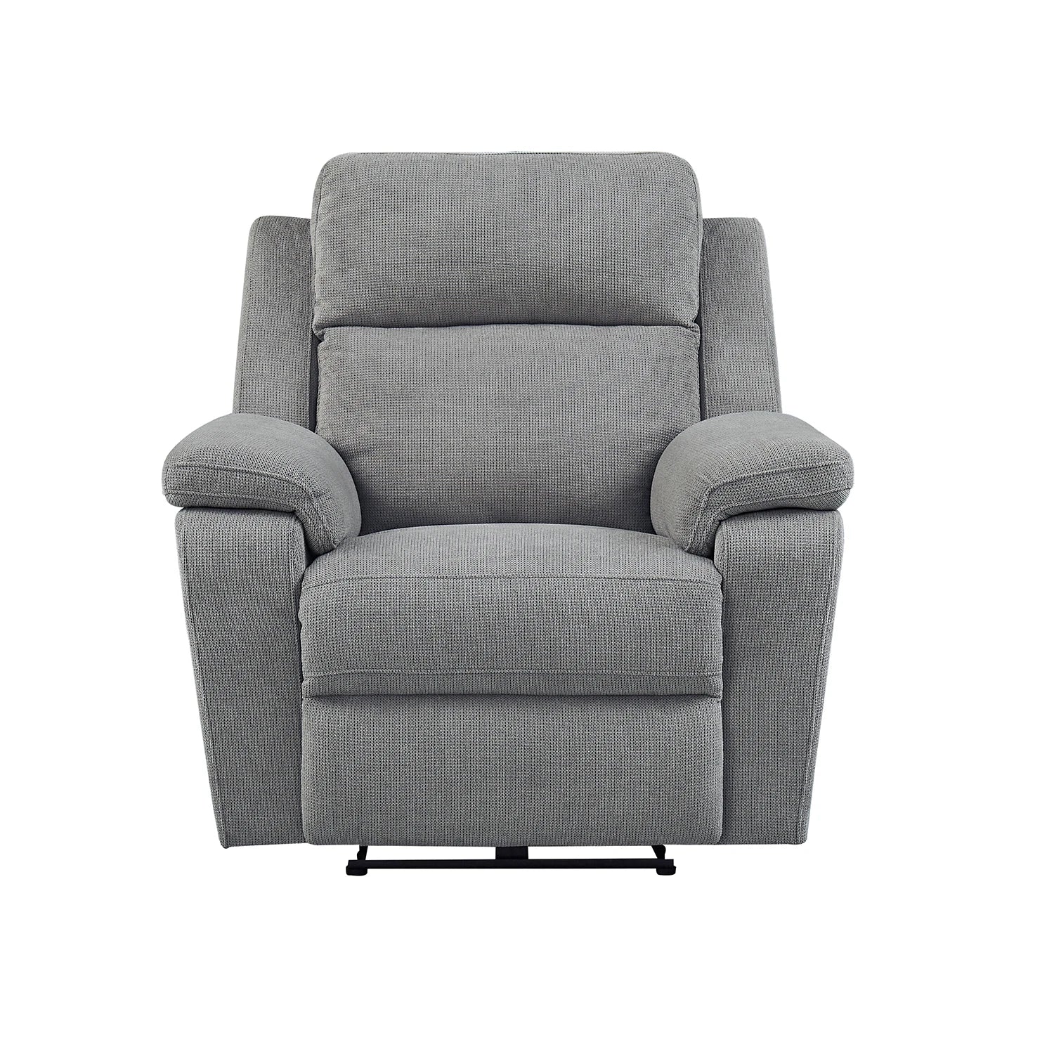 Travis Grey Fabric Power Recliner Armchair - Pendle Village Furniture