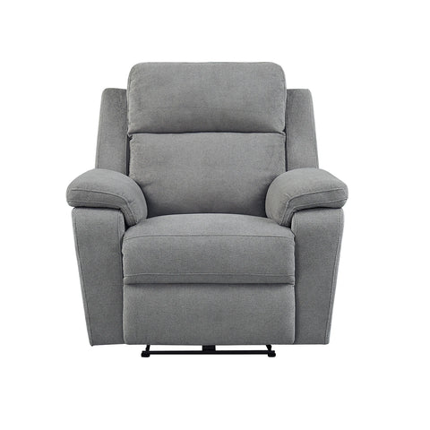 Travis Grey Fabric Power Recliner Armchair - Pendle Village Furniture