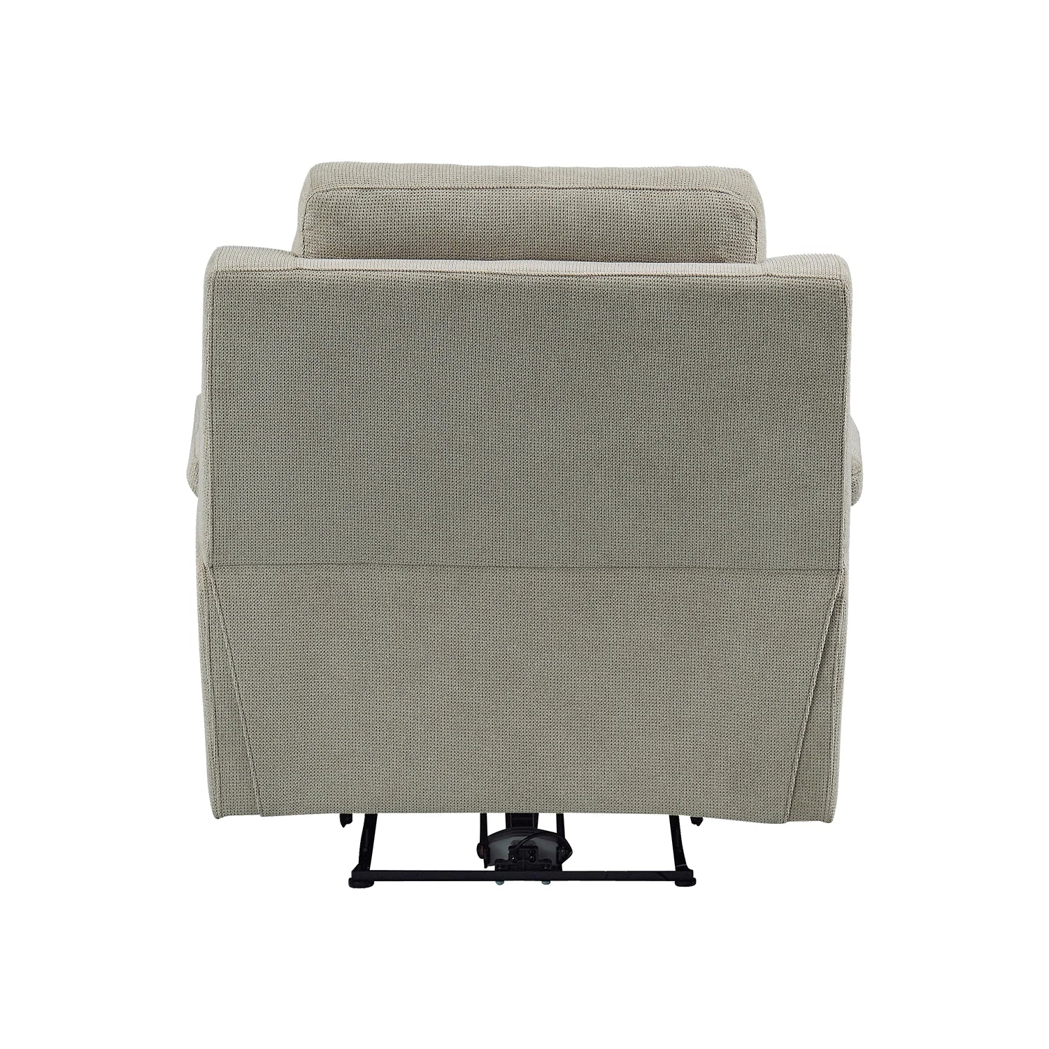 Travis Taupe Fabric Power Recliner Armchair - Pendle Village Furniture
