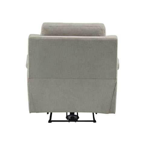 Travis Taupe Fabric Power Recliner Armchair - Pendle Village Furniture