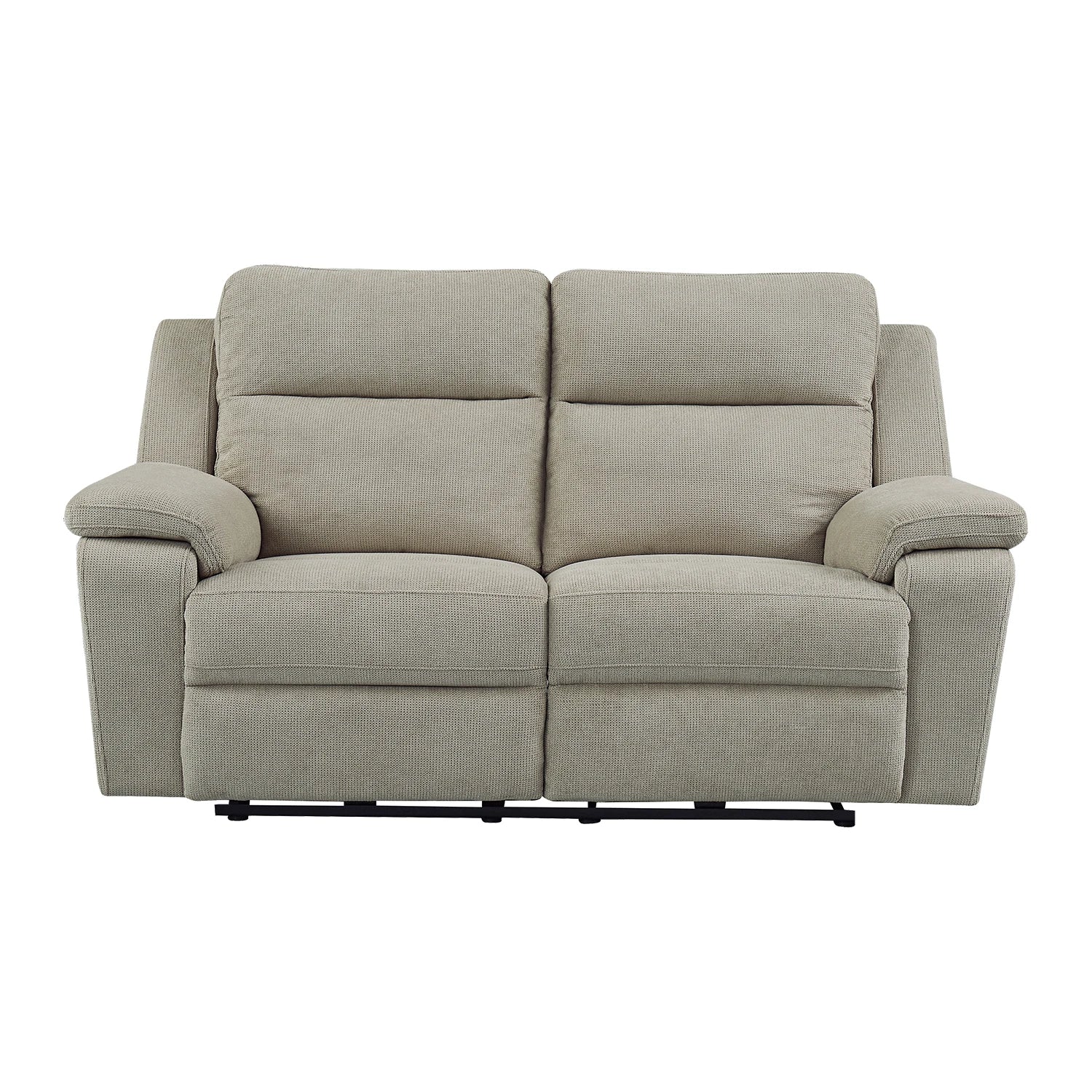 Travis Taupe Fabric 3 Seater Power Recliner Sofa with USB Ports - Pendle Village Furniture