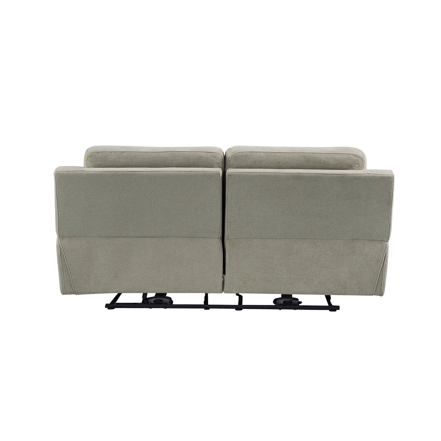 Travis Taupe Fabric 3 Seater Power Recliner Sofa with USB Ports - Pendle Village Furniture