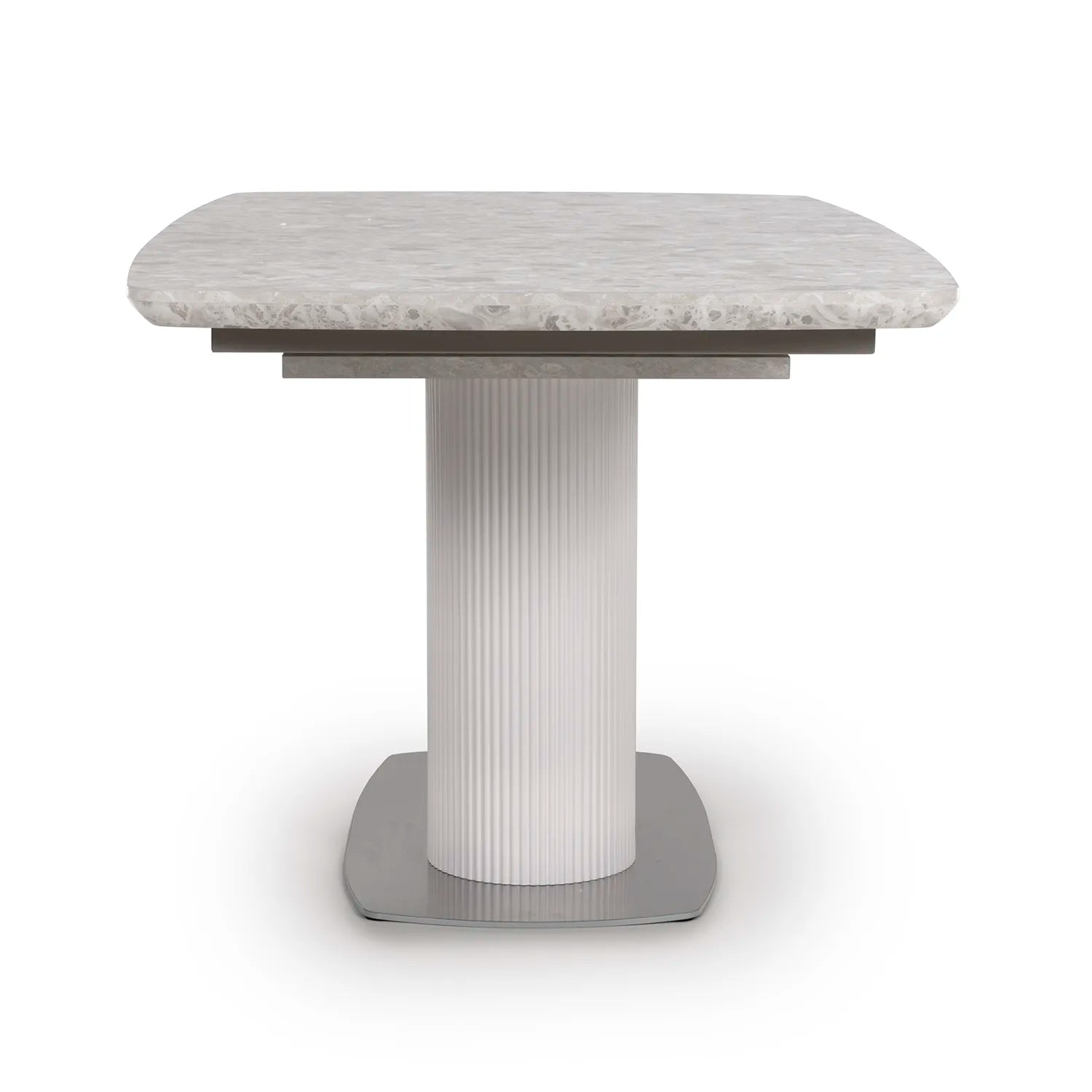 Head View of Tamworth Large 160cm Rectangular Extending Dining Table – SmarTops®