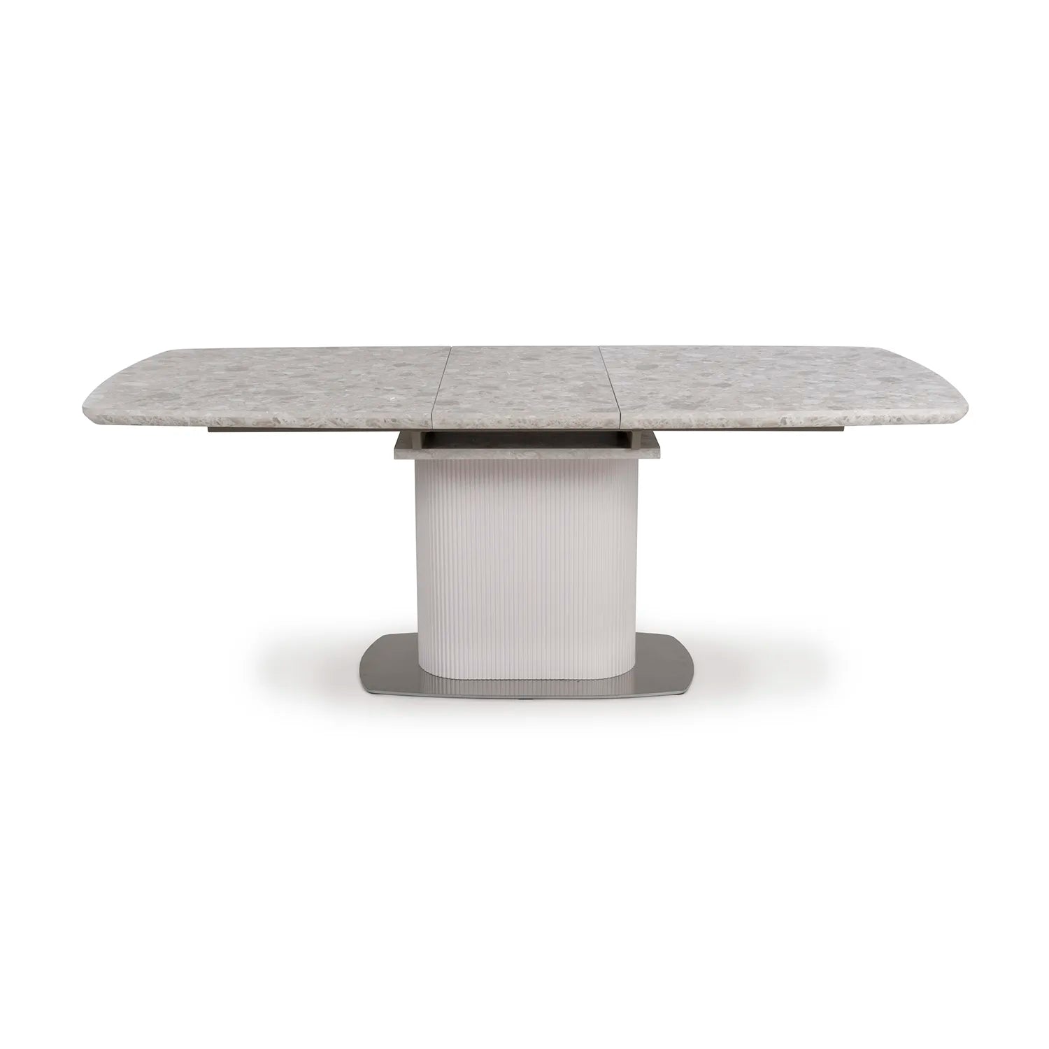 Front View of Tamworth Large 160cm Rectangular Extending Dining Table – SmarTops®