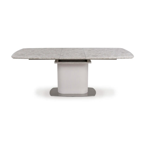 Front View of Tamworth Large 160cm Rectangular Extending Dining Table – SmarTops®