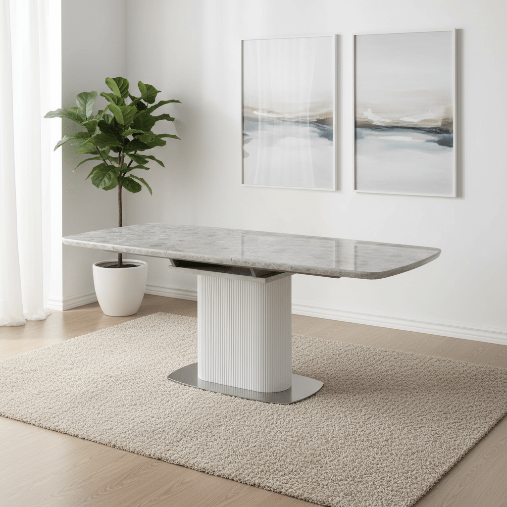 Tamworth Large 160cm Rectangular Extending Dining Table – SmarTops®