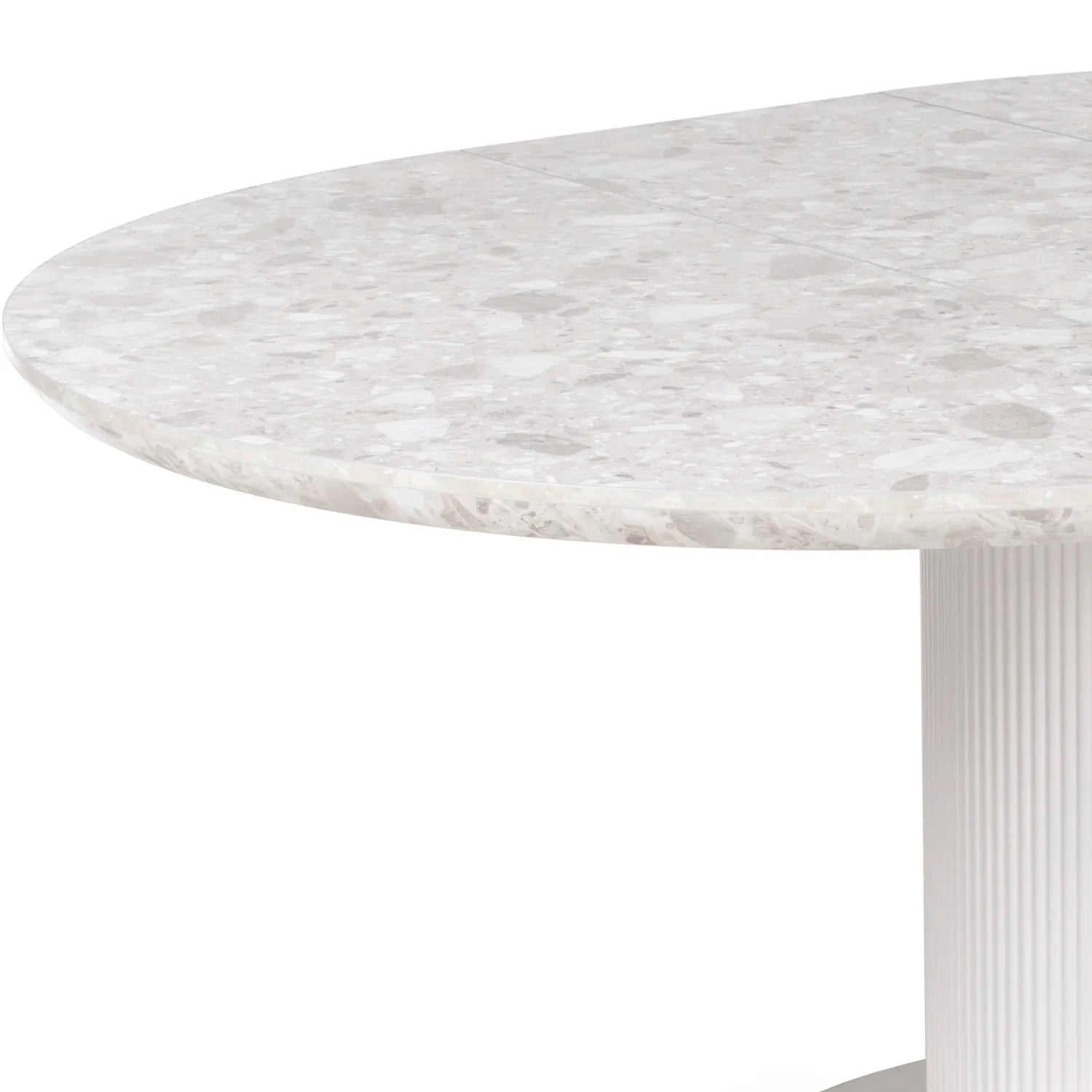 Extended view of Tamworth Round Extending Dining Table 1200–1600mm