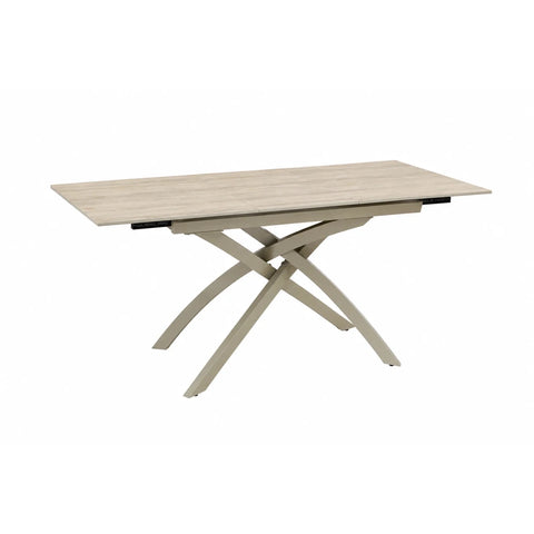 Taunton Travertine Sintered Stone Extending Dining Table