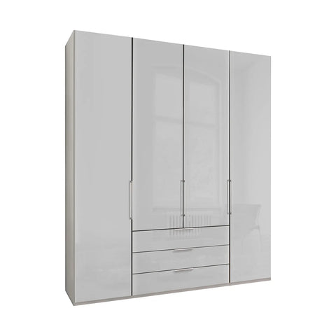 Templin 1000 4 Door 3 Drawers 200cm Hinged Wardrobe