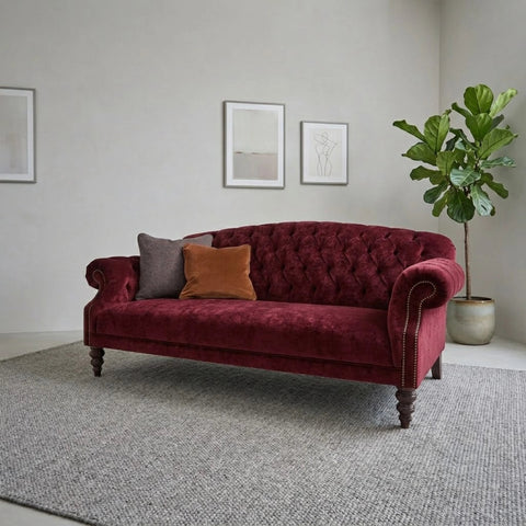 Stylish mid-size sofa with heritage design.