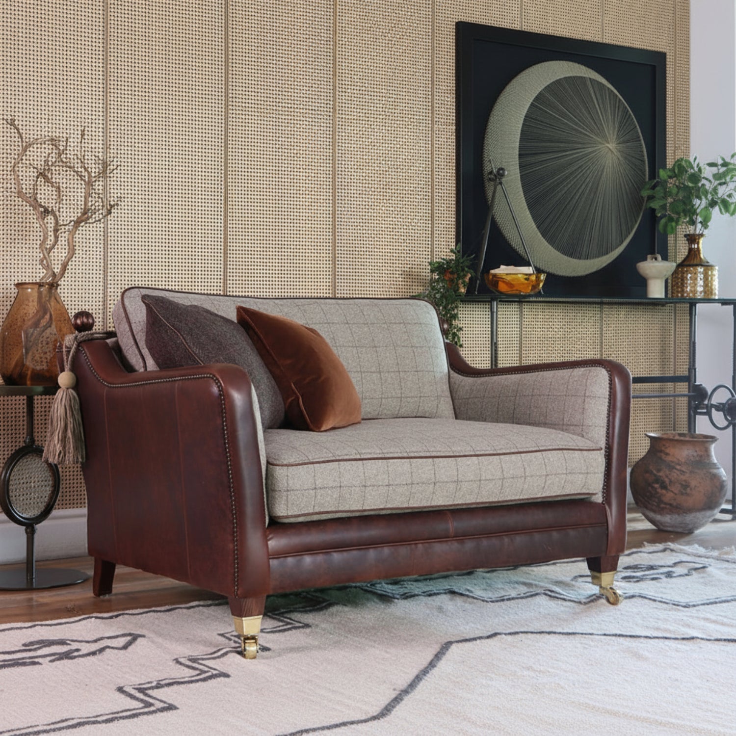 Balmoral snuggler chair with compact and cozy seating.