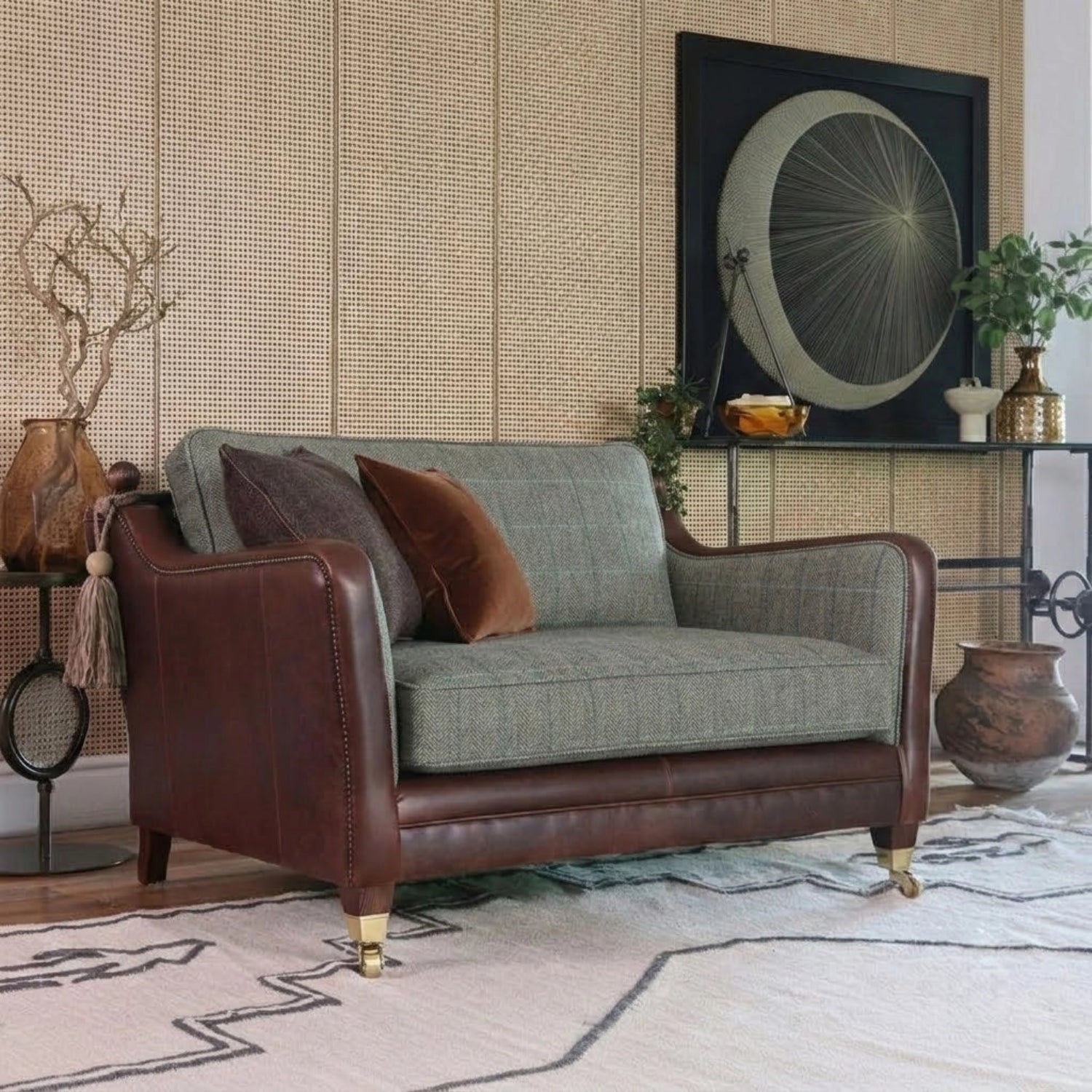 Balmoral snuggler chair with compact and cozy seating.