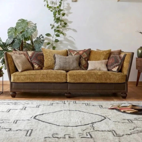 "Luxury grand sofa inspired by traditional Knole styling.