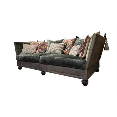 Elegant midi sofa with traditional styling and modern comfort