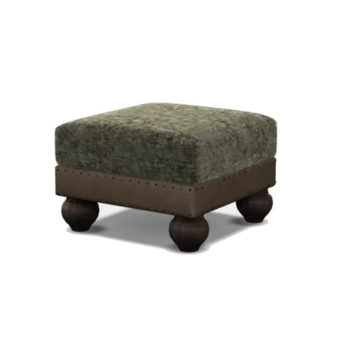 Luxury compact stool with classic heritage styling.