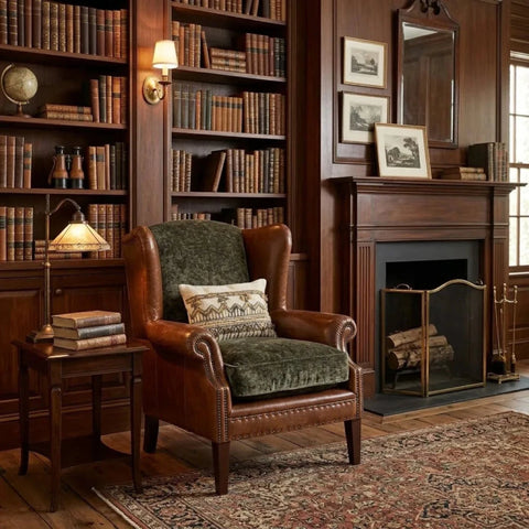 Tetrad Warwick wing chair with classic wingback design.