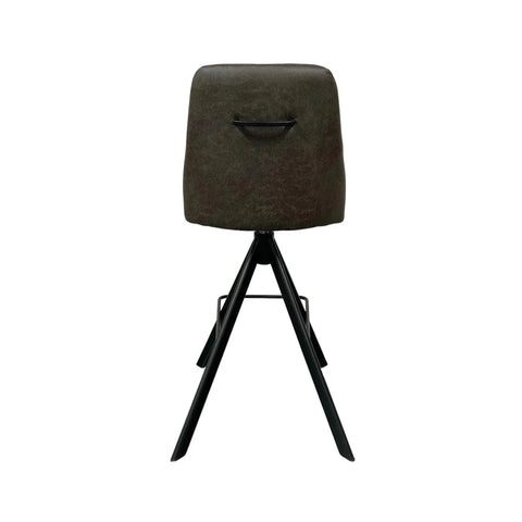 Texas Faux Leather Swivel Bar Stools – Set of 2