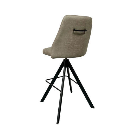 Texas Faux Leather Swivel Bar Stools – Set of 2