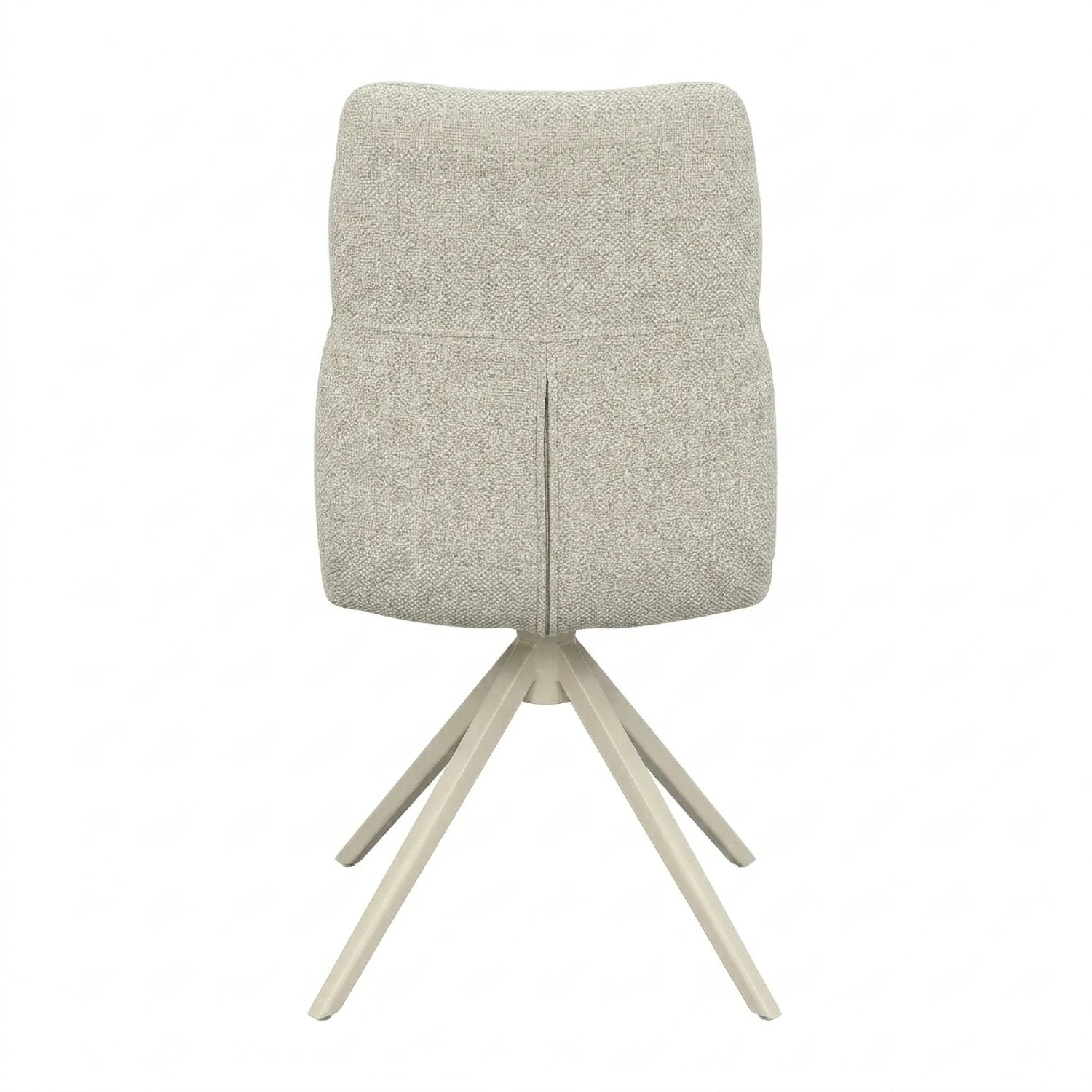 Tino Oatmeal Chenille Swivel Dining Chairs Set of 4 6 8