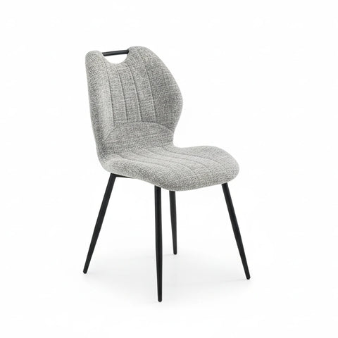 Titan Grey Sintered Stone Extending Dining Table & Chairs - Pendle Village Furniture